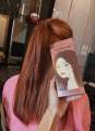 Kota Color Cream Hair Color (reddish brown). 