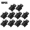 50/10PCS Silicone Stopper for Computer Router Switch Female Port Silicone Dust Plugs RJ45 Ethernet Hub Port RJ45 Protector Plug.