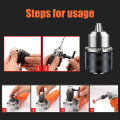 Angle Grinder Electric Drill Conversion Collet 10mm Chuck Holder Power Drill Adapter Convert M10 For 4" Electric Angle Grinder. 