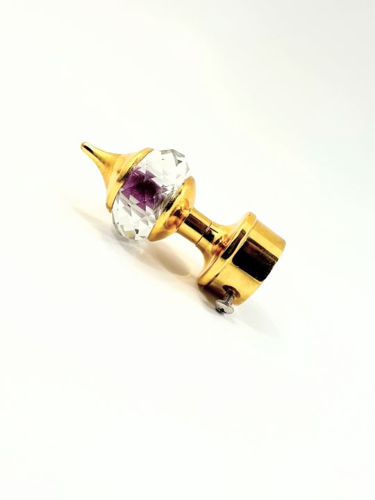 1%20pair%20%20Ss.%20Gold%20red%20%20Polished%20Crystal%20Miner%20Curtain%20Pipe%20Cover%20Pipe%20Cap%20For%201%20Inch%20Pipe%20-%20Image%204