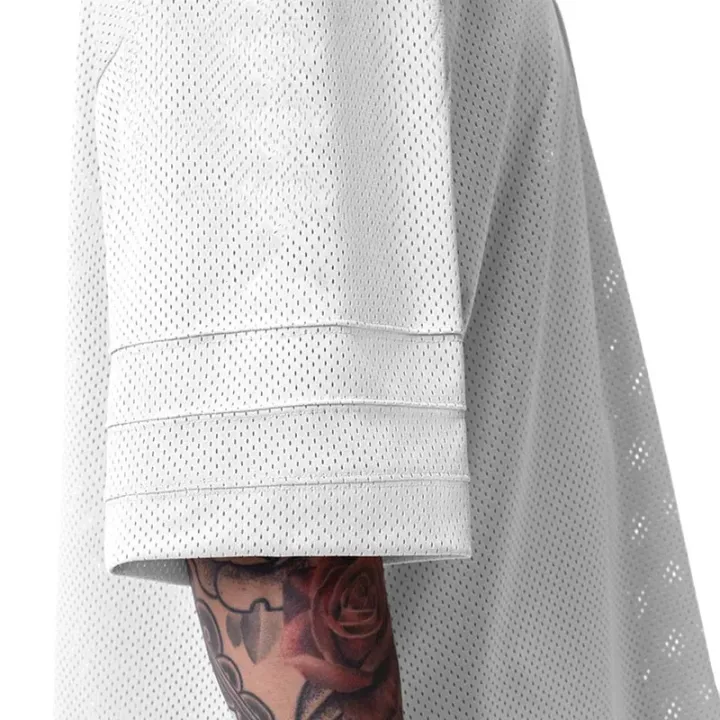 Running%20T-shirt%20Men%20Oversized%20Dropped%20Shoulder%20V-neck%20Half%20Sleeve%20Fitness%20T%20Shirt%20Summer%20Mesh%20Loose%20Gym%20Clothing%20Sports%20Jerseys%20-%20Image%203