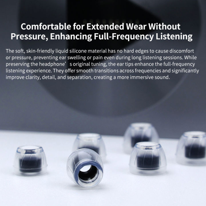 GK%20TS100%20Liquid%20State%20Silicone%20Ear%20Tips%20Universal%20In%20Ear%20Earphones%20Hypoallergenic%20High%20Transparent%20Earplug%20Earphone%20Accessories%20-%20Image%204