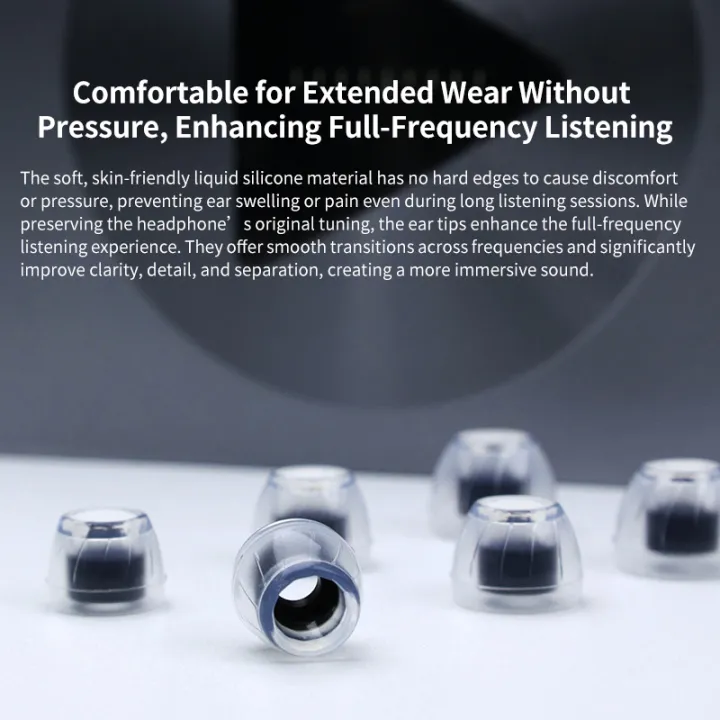 GK%20TS100%20Liquid%20State%20Silicone%20Ear%20Tips%20Universal%20In%20Ear%20Earphones%20Hypoallergenic%20High%20Transparent%20Earplug%20Earphone%20Accessories%20-%20Image%204