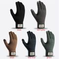 Wool Cashmere Gloves Touch Screen Winter Men Knitted Gloves Solid Color High Quality Winter Autumn Thicken Warm Coldproof. 