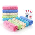 50*25cm baby towel value of silver three color microfiber towel nano towel new cartoon printed towel towels bear face towel. 