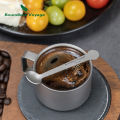 Boundless Voyage 5PCS/1lot Titanium Espresso Spoons Mini Coffee Spoons Tea Spoons for Dessert, Tea, Sugar & Jam Ti1040T. 