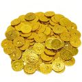 20/50/100pcs Retro Pirate Coin Party Supplies Gift Kids Favor Birthday Toys Halloween Decor Fake Treasure Plastic Game Coin.