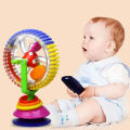 High Chair Toy Baby Ferris Wheel Toy Suction Cup Newborn Spinner Activity Toy Rattle Interactive Development Educational Toy. 