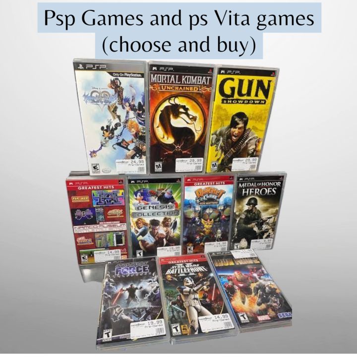 psp umd games / ps vita games (choose & Buy) playstation portable games