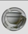 Ceramic Tea Cup Set with Saucer- 12 Pcs  Set of 6.. 