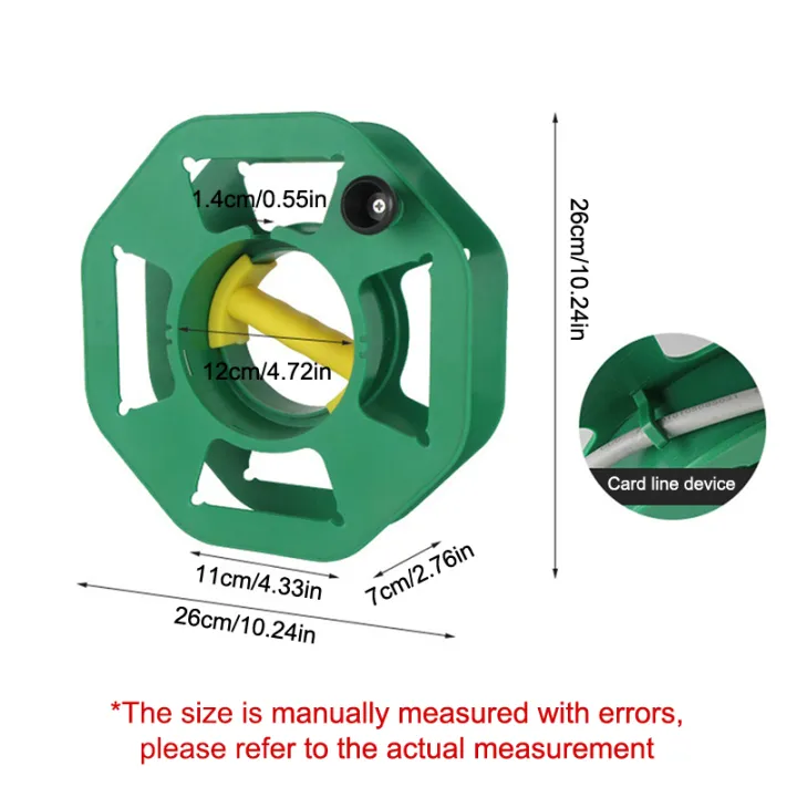 Compact Rolling Thread Spool; Durable Plastic Wire Reel; Line Storage ...