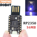 TENSTAR RP2350-USB 16MB Flash Mini Development Board Module Dual-Core RP2350A Chip 520KB SRAM  For Raspberry Pi PICO2 RP2350. 