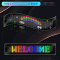 Car LED Sign Bluetooth APP LED Matrix Pixel Panel Night Light DIY Programmable Flexible LED Display For Car Store Hotel Bar. 