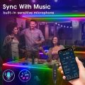 RGB LED Strip Lights with IC, 1 Roll 65.6Ft Addressable Dream LED Lights for Bedroom, App Control Color Chasing Strip Lights with Remote,Music Sync,400 LEDs,24V LED Light Strip for Room Home Bar Party. 
