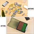 Storage Organizer Box for 54/72 AA AAA Batteries, Battery Holder Case, Home Drawer Garage Container(Case Only).