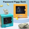 Mini Bank Money Box Retro Atm Rotating Password  Coins Saving Box Bank Safe Box Automatic Deposit Banknote Christmas . 