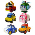 Korea Polis Robocar Robot Deformation Transformation Amber Roy Haley Anime Action Figure Cartoon Kids Toy For Children. 
