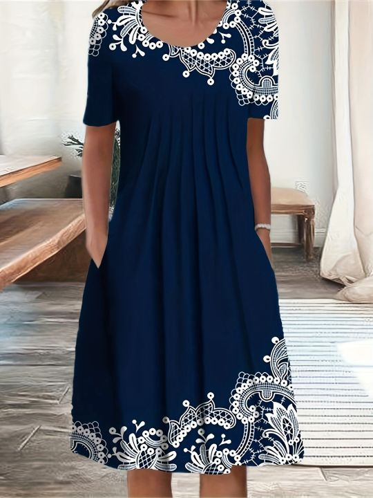 Plus Size Fashion Elegant Women Dress Loose Casual Dress Women Dress New Temperament