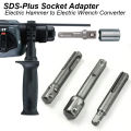 SDS-Plus Socket Adapter Set Driver Adapter Drill Bit Electric Hammer to Wrench Converter Extension Drill Bit Bar Set. 