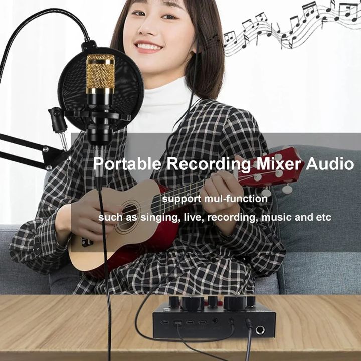 V8%20Sound%20Card%20Audio%20Set%20Interface%20External%20Usb%20Live%20Microphone%20Sound%20Card%20Bluetooth%20Function%20For%20Computer%20Pc%20Mobile%20Phone%20Singin%20-%20Image%205