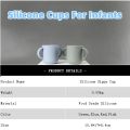 Silicone Cups For Infants And Young Children, Learning And Drinking Water Cups, Double Ear Cups, Endurance Training Cups.