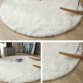 Plush Carpet Fluffy Wool Rug Living Room Carpets Faux Fur Round Mat Kids Room Long Plush Rugs Home Bedroom Decor Shaggy Carpet. 