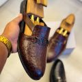 Loafers formal wearing stylish model exclusive design leather loafers shoes for men..