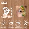 16Pcs Reusable Face Painting Tattoo Stencil Set Hollowed Body Art Eyebrow Template Hand Drawn Spray Painting DIY Stencils. 