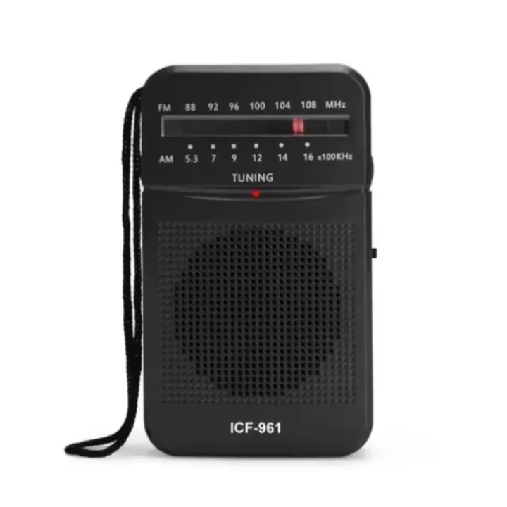 VIKEFON%20Portable%20AM%20FM%20Pocket%20Radio%20Two%20Band%20Mini%20Radio%20with%20Headphone%20Jack%202%20*AA%20Battery%20Powered%20Crystal%20Radio%20for%20Home%20Outdoor%20-%20Image%203