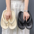 Women's Classy Flip-Flops for Women, Summer Flip-Flops for Beach Couples, New Thick-Soled Outer Wear Sandals for Men, Bathroom Bathing Non-Slip Slippers.