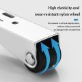 4-Piece Universal Bottom Rollers for Sliding Doors - Anti-Drop Hanging Door Wheels with Multi-Function Base. 