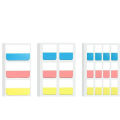 Macaron Index Sticky Tabs, Writable Sticky Note Tabs for Book Annotation, Calendar Reminder, File Classification. 