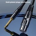 6.5mm to XLR Male Female Cable For Professional Recording Extension Line Balanced XLR Mixer Speaker Amplifier Live Microphone. 