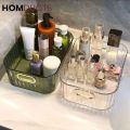 Makeup Organizer Acrylic Box Stackable Transparent Cosmetic Storage Basket for Desk Green Drawer Skin Care Holder Reusable Plastic Facial Mask Rack Durable Sorting Bin Sundries Container Desktop Beauty Display Case Without Lid. 
