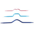 3Pcs Knitting Needles Pins Crochet Hooks Sewing Stitch Knit Tools Aluminum DIY Crooked Twist Curved needle Craft DIY Tool.