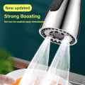 3 In 1 Kitchen Faucet Extender Universal 360° Rotate Pull Out Kitchen Tap Multi-mode Strong Flushing Booster Kitchen Accessories. 