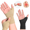 1Pair Wrist Thumb Compression Arthritis Gloves, Breathable Wrist Support Brace Wrist Sleeve With Gel Thumb Injury Pads. 