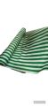 Green White strips Shade Net Pure Quality | 90% Sun shading UV protection | Hooks on every 3 feet intervals | Double stiched border with cotton nawaar. 