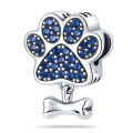 925 Sterling Silver Cat Dog Pet Animal Paw Prints Series Charms Beads Fit Original Bracelets S925 DIY Jewelry Gifts.