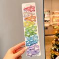 10PCS Handmade Colorful Hair Clips:Star&Heart Shaped Barrettes, Cute Hair Accessories for Girls, Vibrant Hairpins for Daily Wear. 