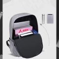 Trendy Men's Minimalist Backpack Versatile Backpack Large Capacity School Student Computer Travel Bag Washable Unisex Backpack. 