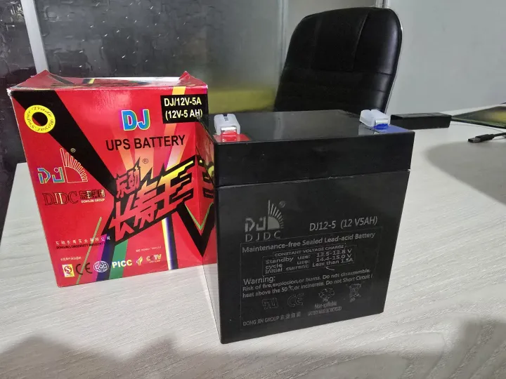 DJDC%2012V%205Ah%20Battery%20%20/%2012%20Volt%20Battery%20%20Lead%20Acid/Dry%20Cell%20Battery%20%20For%20Dc%20Fan%20Toy%20Etc%20-%20Image%202
