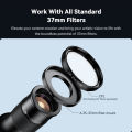 APEXEL 2in1 Telephoto Macro Lens Observation 6X Lens for IPhone/Android Phones Shooting Mobile Phone Lens Accessories.