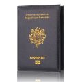 High Quality Pu Passport Protective Cover Bank Card Holder Travel Document Fashion Men and Women French Passport Cover Wallet.