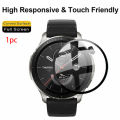 3D Curved Edge Screen Protector for Amazfit GTR 4 Soft Full Coverage Protective Film for Amazfit GTR4 Not Tempered Glass. 