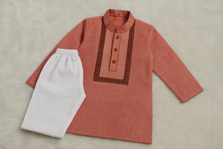 Cotton febric kids panjabi sets(3 month to 2.5 year)