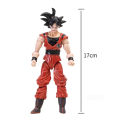 Hot-blooded Super Anime Action Figures Set - Son Goku Son Gohan Vegeta Frieza - Collectible Assembly Model Toys  for Kids. 