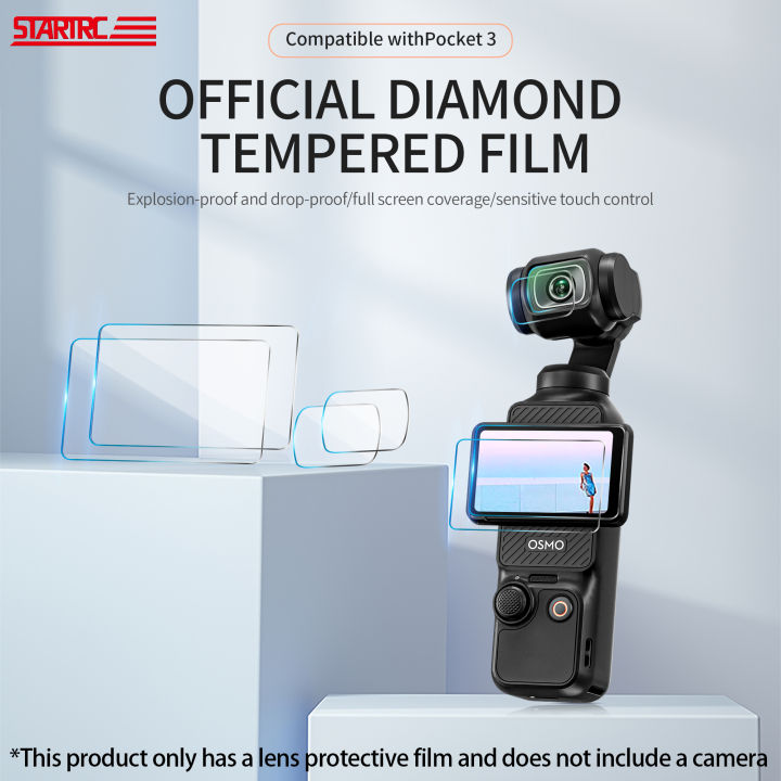 STARTRC%20HD%20protective%20film%20for%20the%20DJI%20Pocket%203%20action%20camera%20screen%20gimbal%20and%20lens%20-%20Image%202