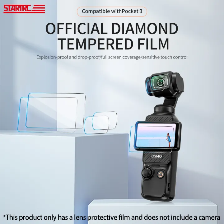 STARTRC%20HD%20protective%20film%20for%20the%20DJI%20Pocket%203%20action%20camera%20screen%20gimbal%20and%20lens%20-%20Image%202