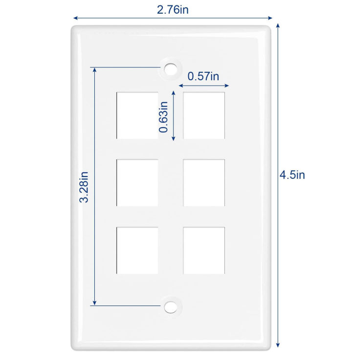ZoeRax%20Keystone%20Jack%20Wall%20Plate%20USA%20Faceplate,%20Low%20Profile%20Ethernet%20WallPlate%20Single%20Gang%20FacePlates%20for%20Keystone%20Coupler%20-%201PCS%20-%20Image%204